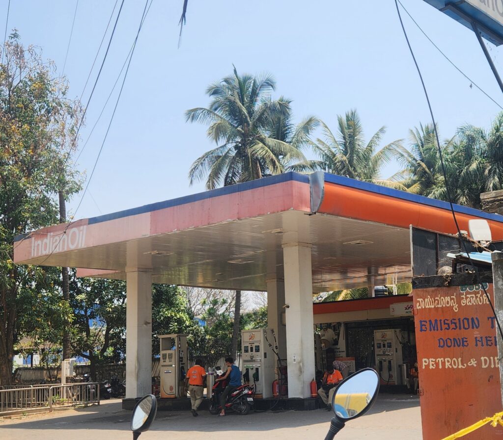 Indian Oil Near By M5 Mall Bangalore