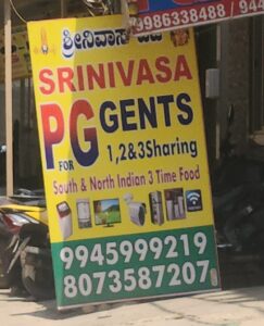 Srinivasa Gents Pg