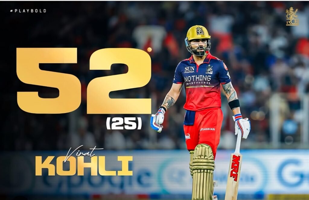VIRAT KOHLI 50 RUNS IN FINAL IPL 2026 - MANZA LOCAL