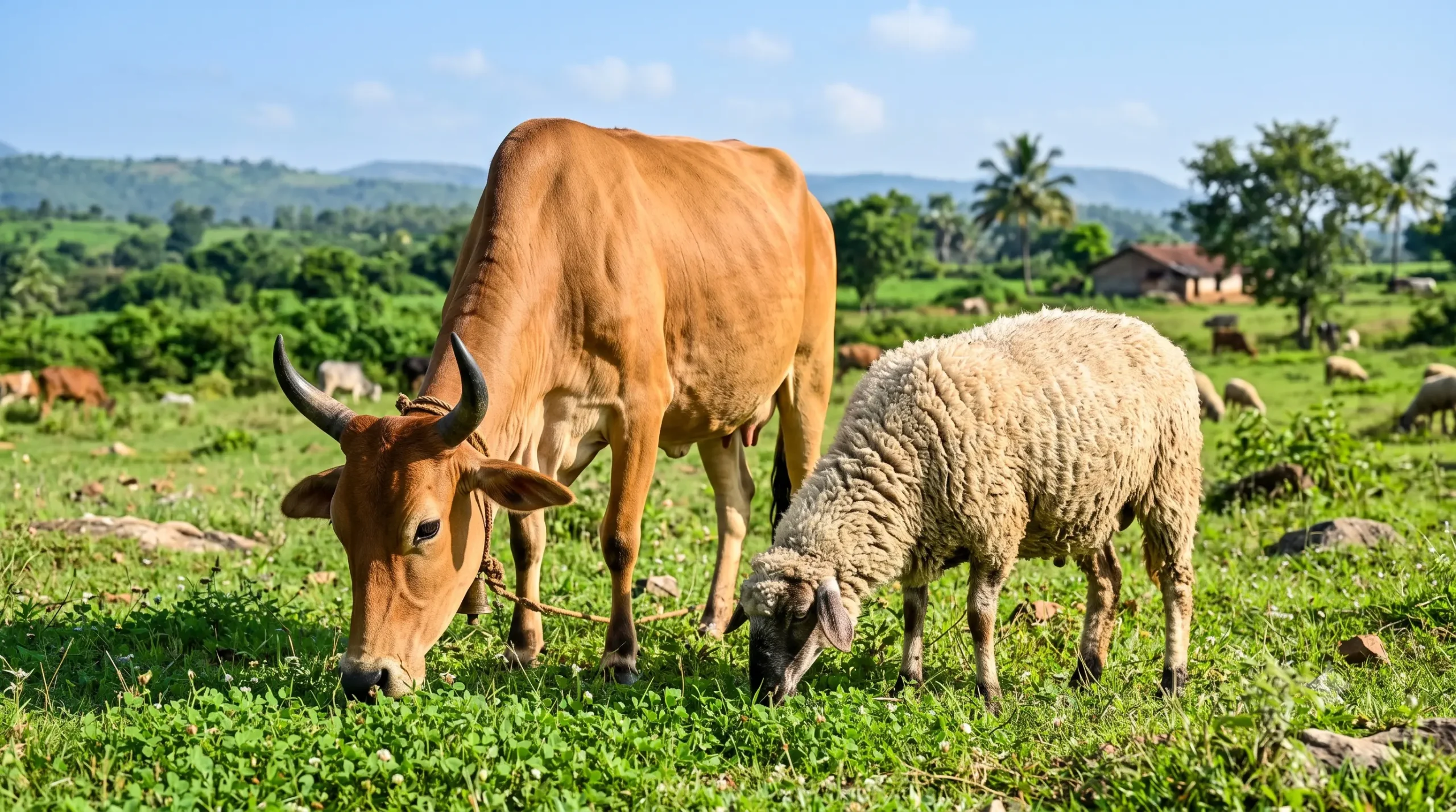 ಹಸು ಮತ್ತು ಕುರಿ ಬ್ಯಾನರ್